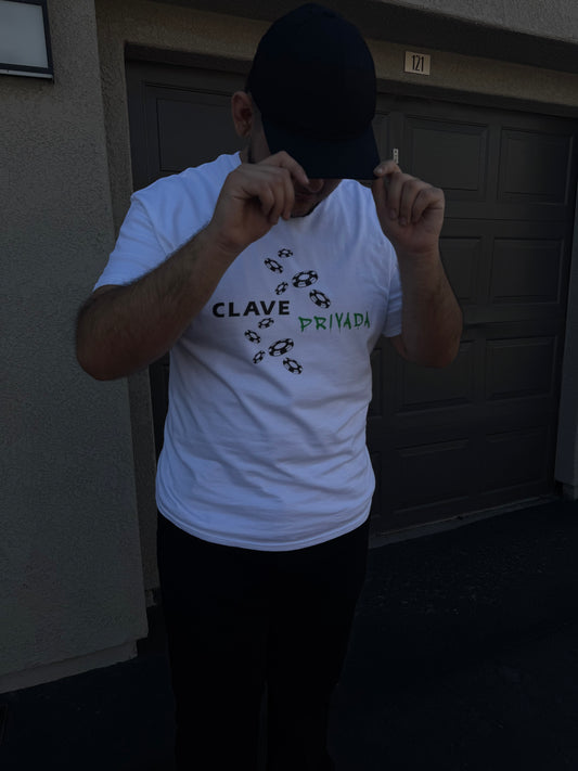 WHITE OUT CLAVE PRIVADA T-SHIRT